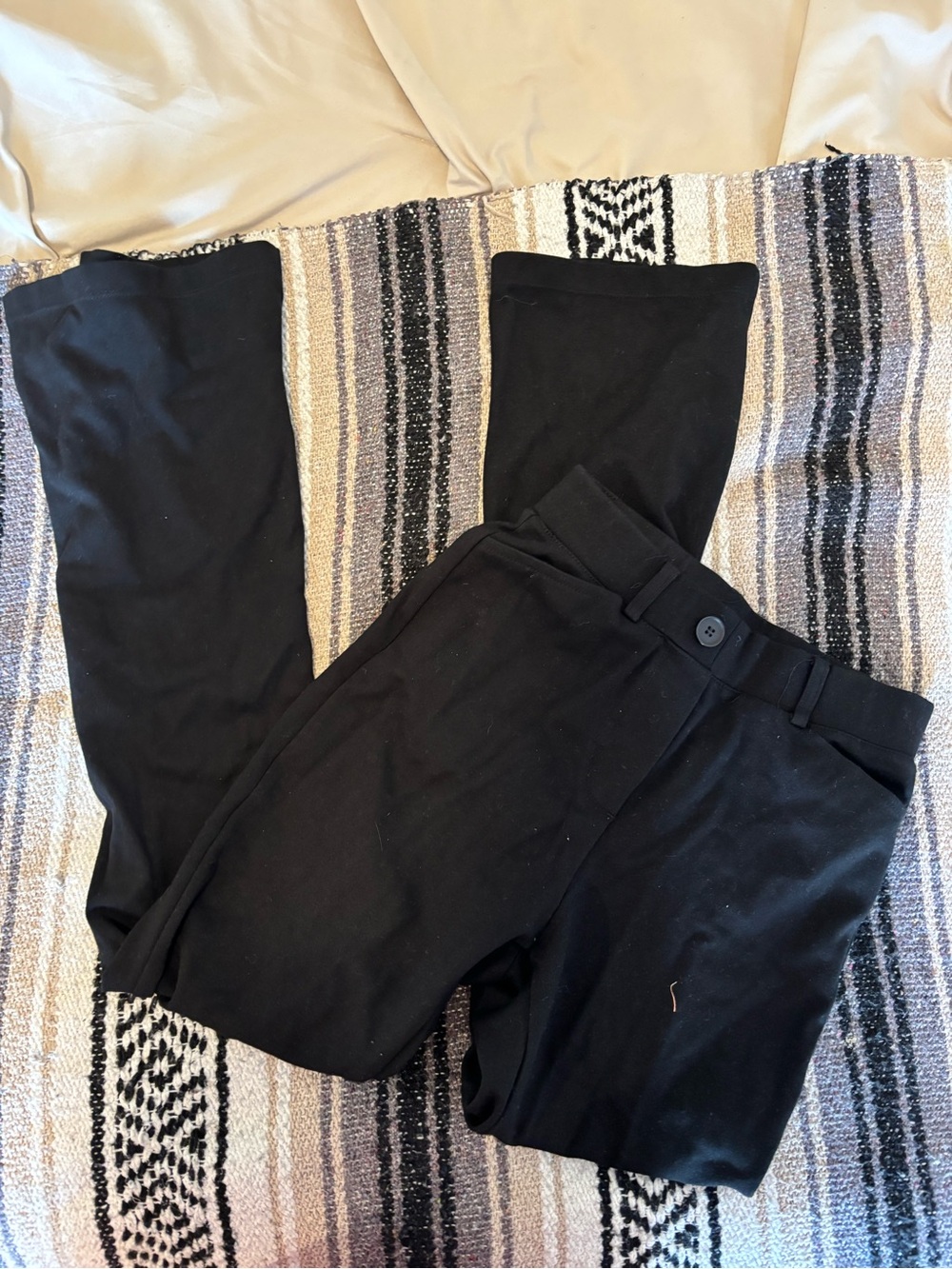 Black Women's Tailored Bootcut Pants